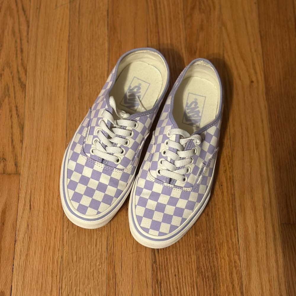 Purple and White Checkered Authentics - Picture 4 of 4